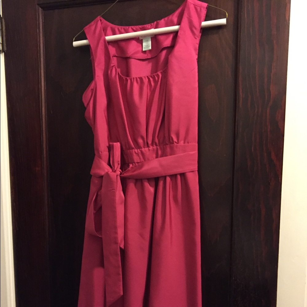 Motherhood Maternity Magenta Dress